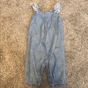 Infants jean romper